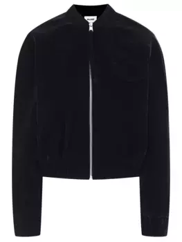 Бомбер бархатный