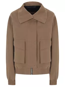 Бомбер хлопковый Olive VEL