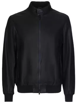 Бомбер из экокожи ZEGNA