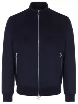 Бомбер из кашемира и шелка