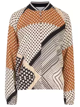 Бомбер из вискозы