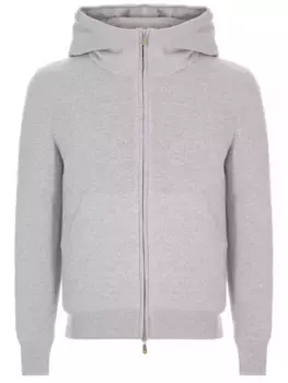 Бомбер кашемировый с меховой подкладкой