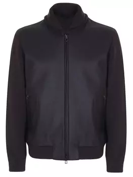 Бомбер комбинированный