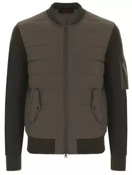 Бомбер комбинированный