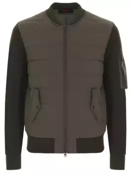 Бомбер комбинированный