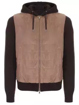 Бомбер комбинированный