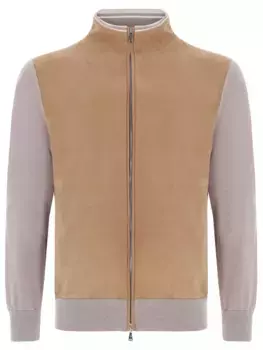 Бомбер комбинированный