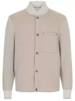 Бомбер комбинированный