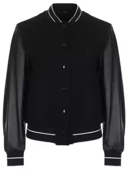 Бомбер комбинированный