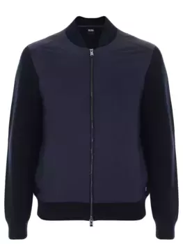 Бомбер комбинированный