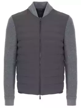 Бомбер комбинированный