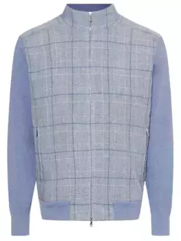 Бомбер комбинированный