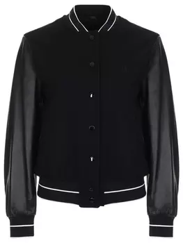 Бомбер комбинированный