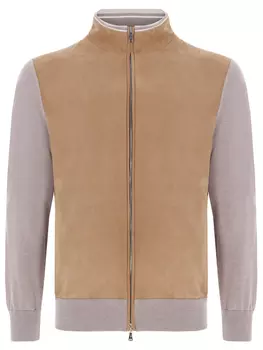 Бомбер комбинированный FIORONI CASHMERE