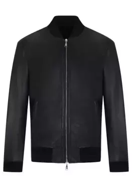Бомбер кожаный
