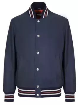 Бомбер кожаный