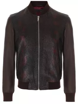Бомбер кожаный ALEXANDER MCQUEEN