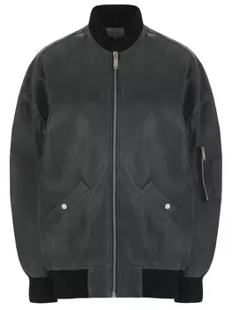 Бомбер кожаный HALFBOY