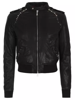 Бомбер кожаный JOHN RICHMOND