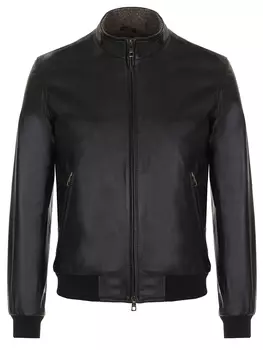 Бомбер кожаный LUIGI BORRELLI
