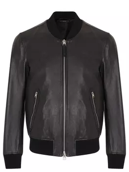 Бомбер кожаный TOM FORD