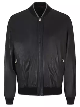 Бомбер кожаный TORRAS