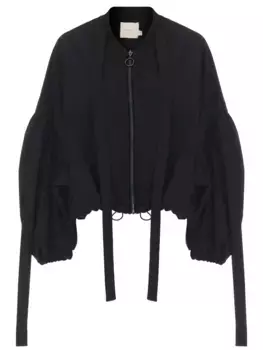 Бомбер однотонный