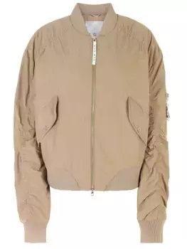 Бомбер однотонный