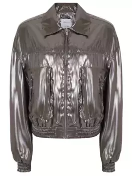 Бомбер однотонный