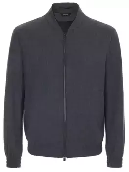 Бомбер однотонный ZEGNA