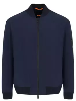 Бомбер однотонный