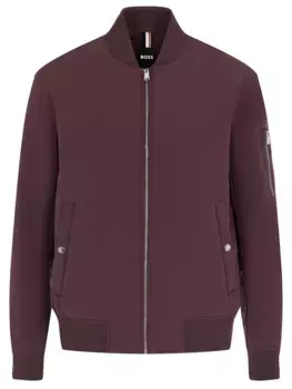 Бомбер однотонный