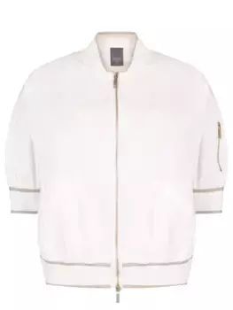 Бомбер однотонный