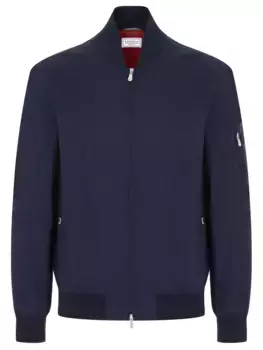 Бомбер однотонный