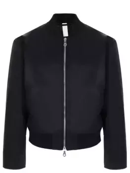 Бомбер однотонный