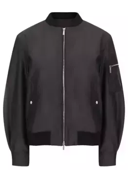 Бомбер однотонный