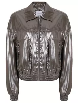 Бомбер однотонный