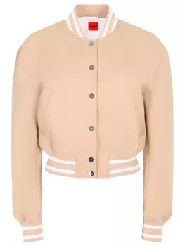 Бомбер однотонный HUGO