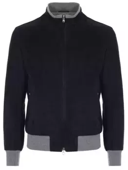 Бомбер замшевый