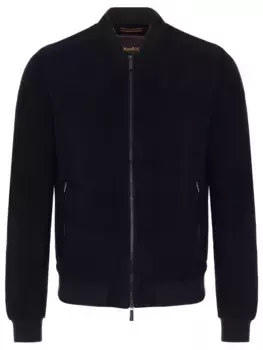 Бомбер замшевый