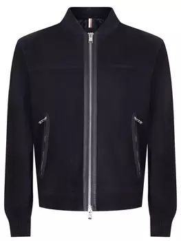 Бомбер замшевый BOSS