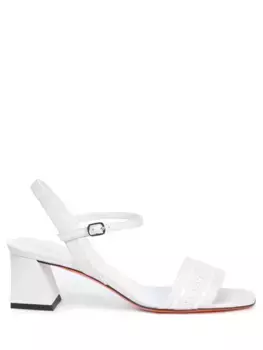 Босоножки кожаные