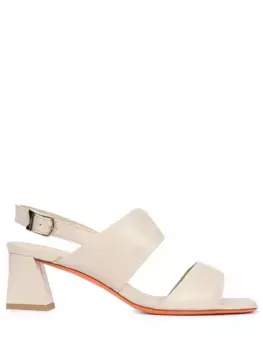 Босоножки кожаные