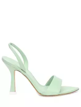 Босоножки кожаные