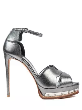 Босоножки кожаные ALEXANDER MCQUEEN