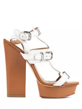 Босоножки кожаные DSQUARED2