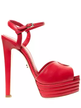 Босоножки кожаные LE SILLA