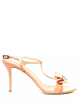 Босоножки кожаные S.FERRAGAMO