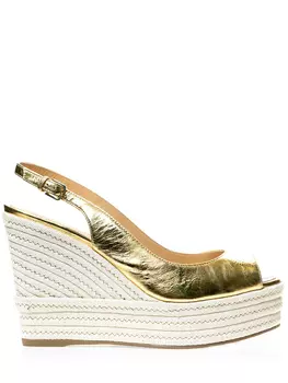 Босоножки кожаные SERGIO ROSSI