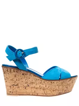 Босоножки замшевые GIANVITO ROSSI